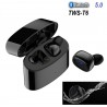 T6 TWS Kopfhörer Bluetooth 5.0 Kabellos Headset Ohrhörer Wireless Headphones ( Schwarz )