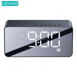 Elektronische Uhr mit Lautsprecher USAMS Bluetooth 5.0 YX7LY01 US-YX007 Schwarz