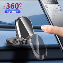 360° Handyhalterung Auto Universal Magnet Armaturenbrett Handy Smartphone Halterung ( Schwarz )