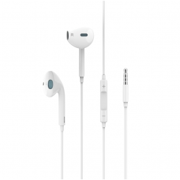 USAMS Stereo Kopfhörer 3.5mm Headset Mikro Ohrhörer Samsung Huawei Xiaomi iPhone iPad iPod