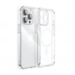 Joyroom 14D Magnetic Case Magnetische Hülle für iPhone 14 Plus kompatibel mit MagSafe transparent