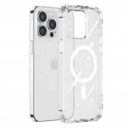 Joyroom Magnetic Defender Magnetische Hülle für iPhone 14 Pro Gepanzerte Hülle mit Hakenständer Klar