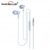 In-Ear Kopfhörer Ohrstöpsel mit Mikrofon Headset Huawei Samsung Extra Bass (Hell Blau S-01)