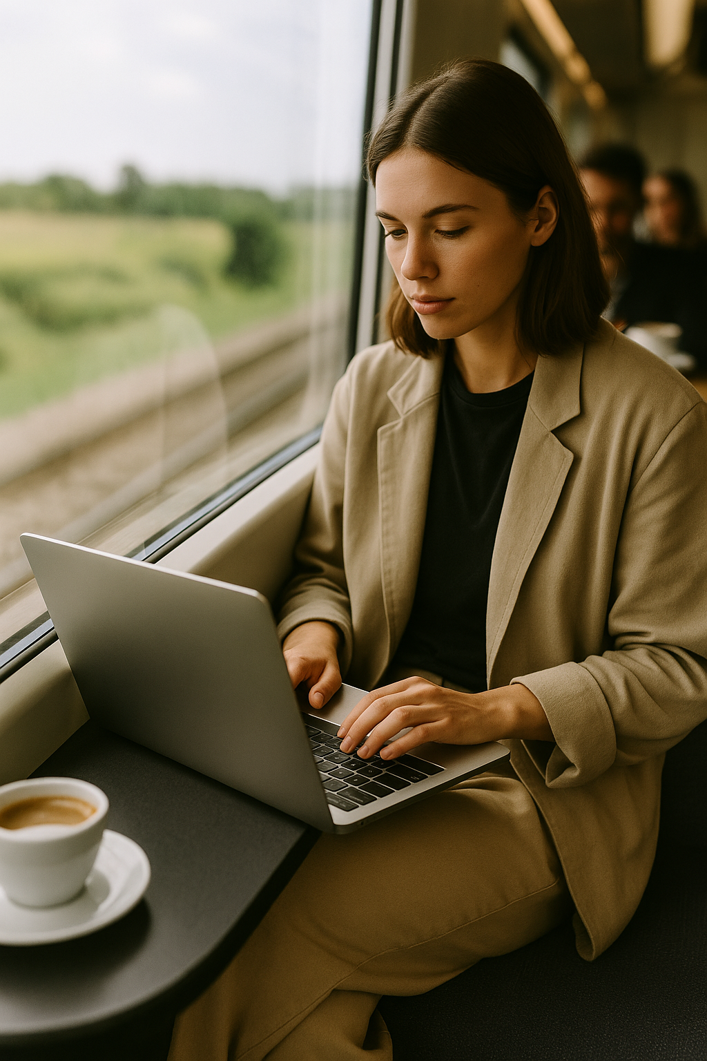 Konzentriert arbeiten trotz voller Umgebung