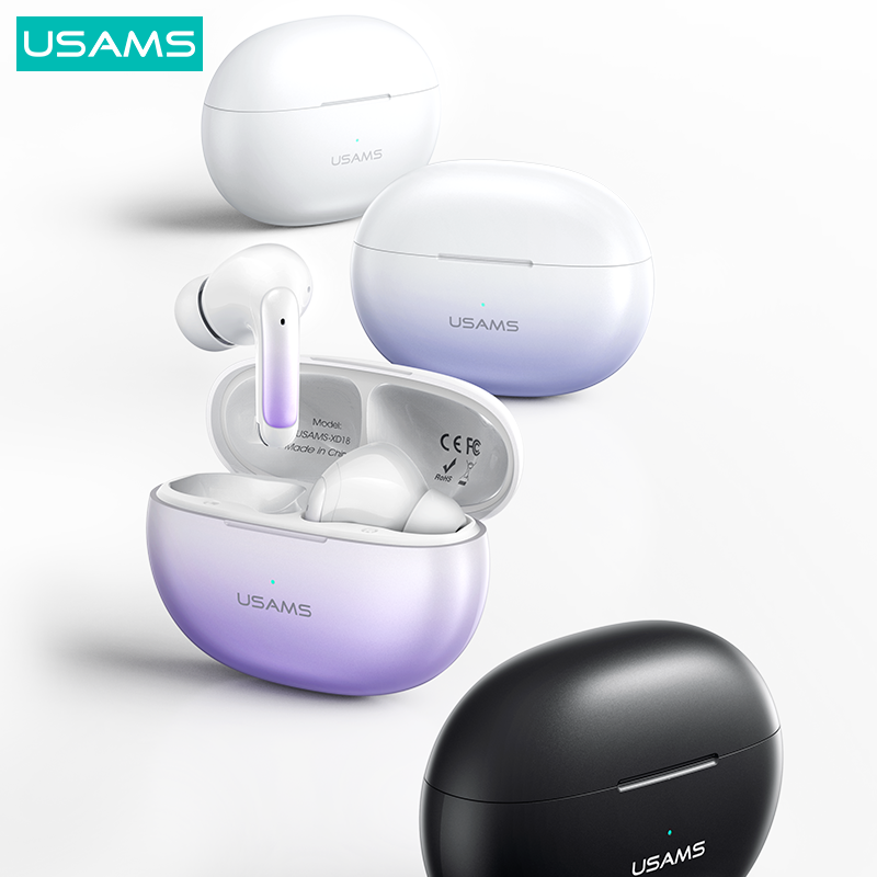 Bluetooth TWS 5.3 ENC In-Ear-Kopfhörer Sport Headset Kabellos - Schwarz