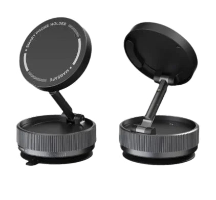 360 ° Verstellbare Vakuum-Handyhalterung mit magnetischem Saugnapf, freihändiger magnetischer Handyhalter für Auto/Fitnessstudio