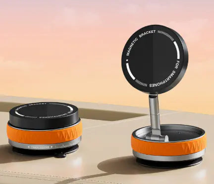 360 ° Verstellbare Vakuum-Handyhalterung mit magnetischem Saugnapf, freihändiger magnetischer Handyhalter fürFitnessstudio Spiegel 