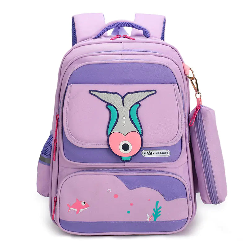 Kinder-Rucksack mit Rückenschutz und Design