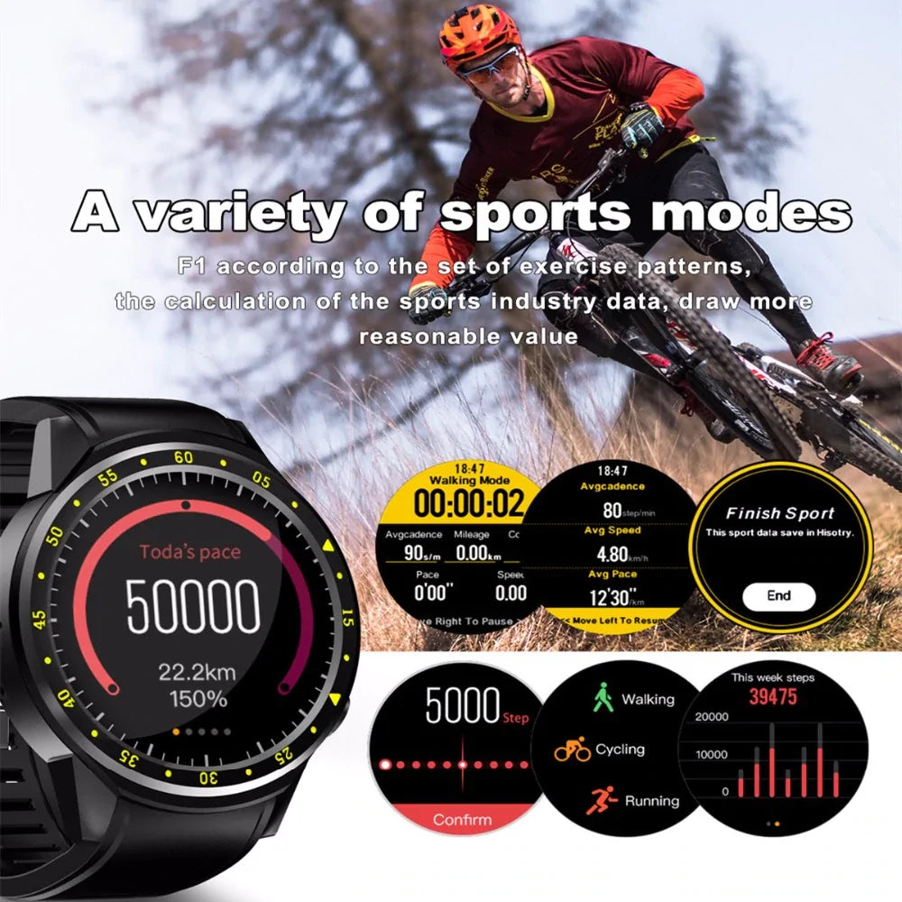 Sport-Pedometer GPS-Smartwatch mit Kameraunterstützung