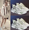 Dad Shoes, Sporty White Sneakers, Klobige Weiße Sneakers