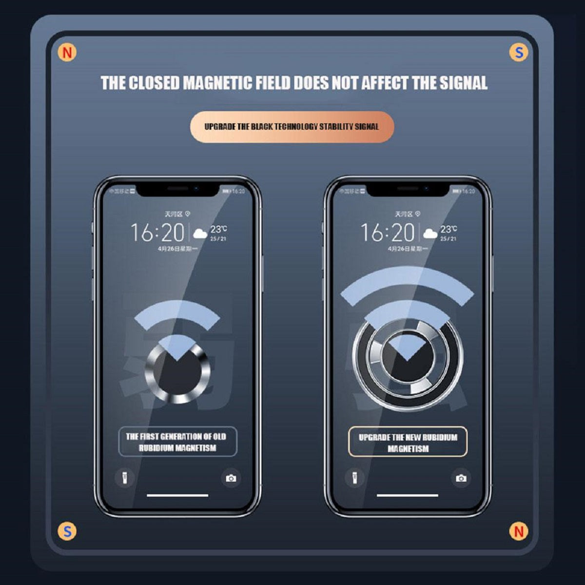 F32 Universal-Autotelefon Metall Magnetische Handy Auto Halterung universal