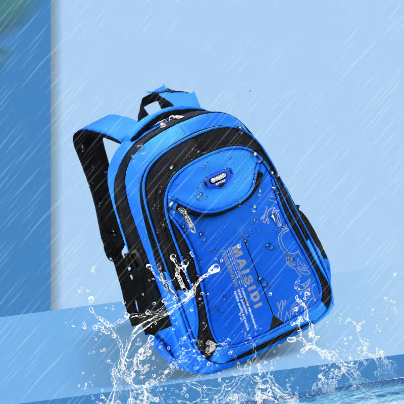 Wasserdichter Rucksack für Schulkinder der Klassen 1-6 (Jungen & Mädchen)
