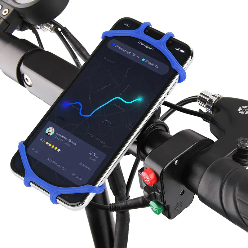RYRA Universal-Silikonhandyhalterung für Fahrräder & Motorräder & Einkaufswagen & Kinderwagen & Fahrrad