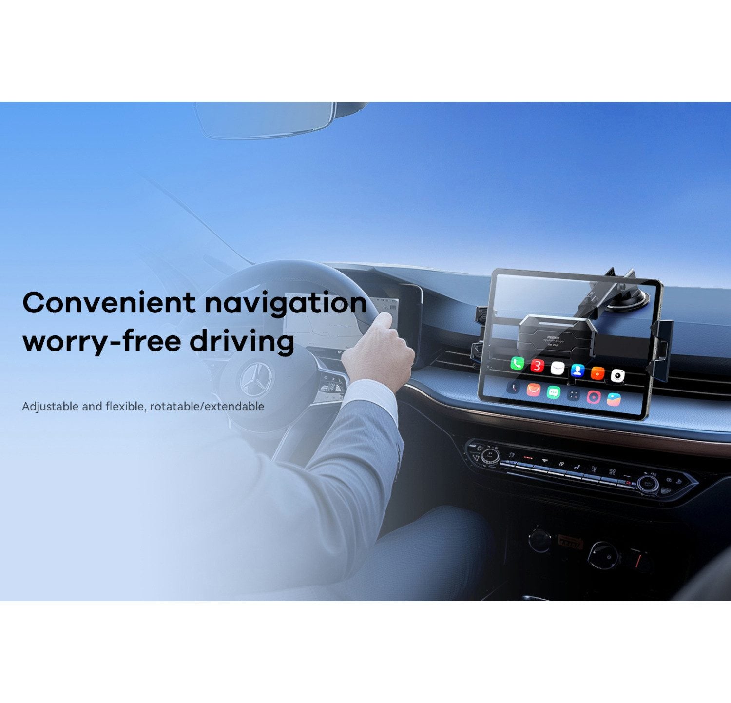 Remax Auto-Halterung RM-C46 4in1 Tablet schwarz