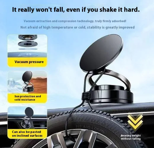 VIVO Auto Halterung Elektrische Vakuum Halterung Magnetische Halter Faltbare Starke Saug Stehen