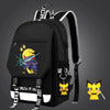 Pikachu Rucksack für Jungen und Mädchen - Große Kapazität
