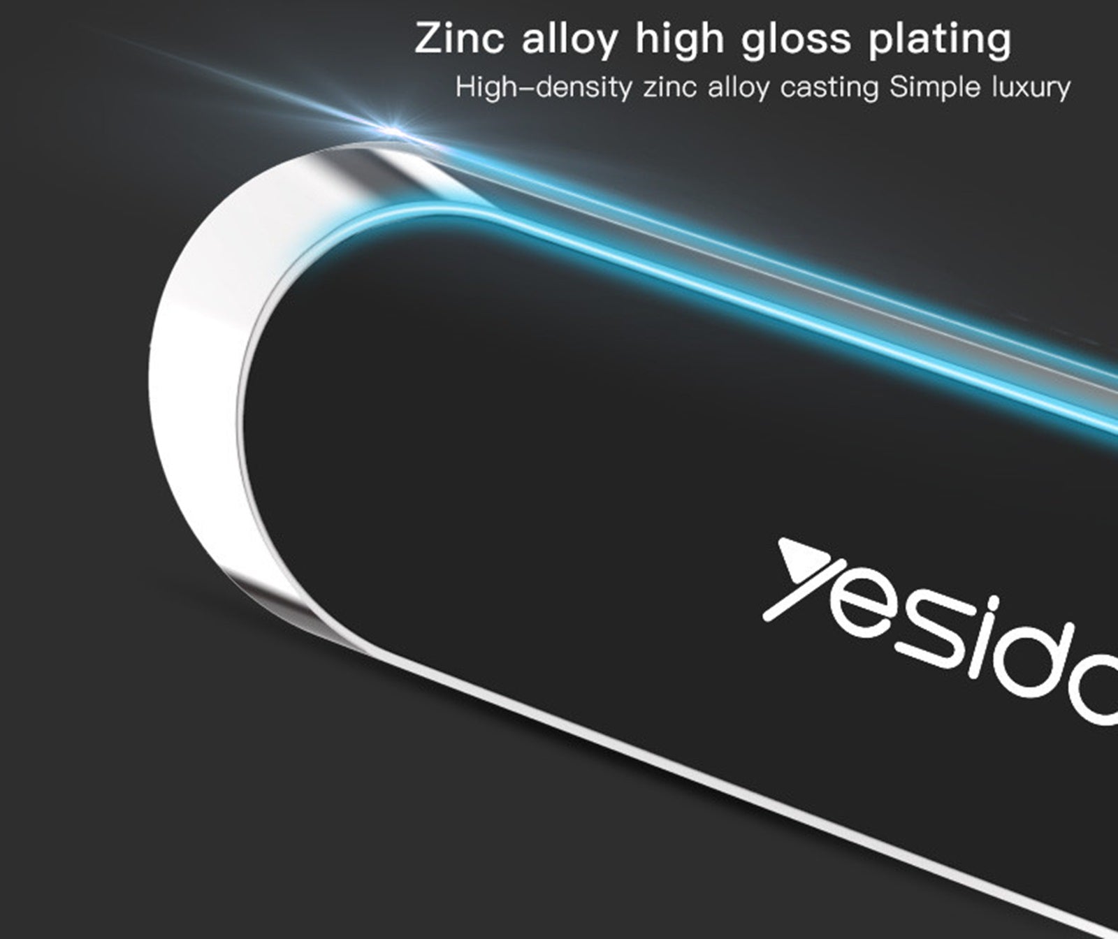 YESIDO Magnetischer Universalhalter C55 Schwarz zinc