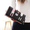 Damen-Langes Reißverschluss-Münzetui Modische Clutch-Tasche