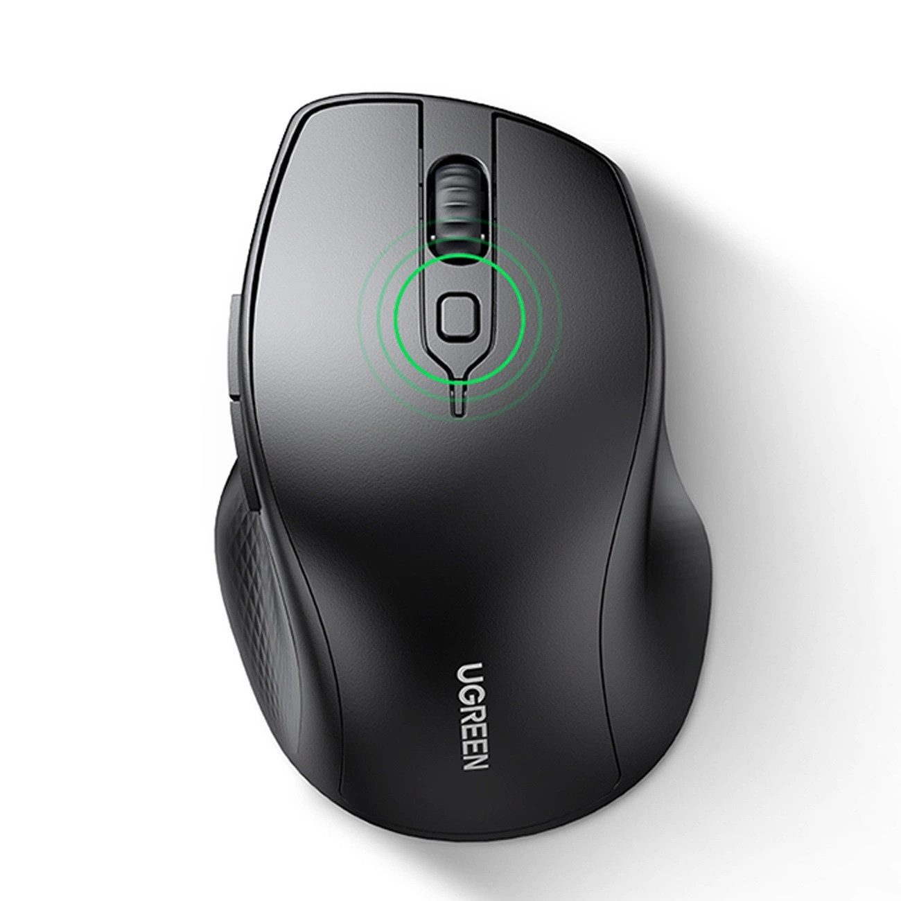 UGREEN, MU101 ergonomische Bluetooth / 2,4 GHz Maus, Schwarz