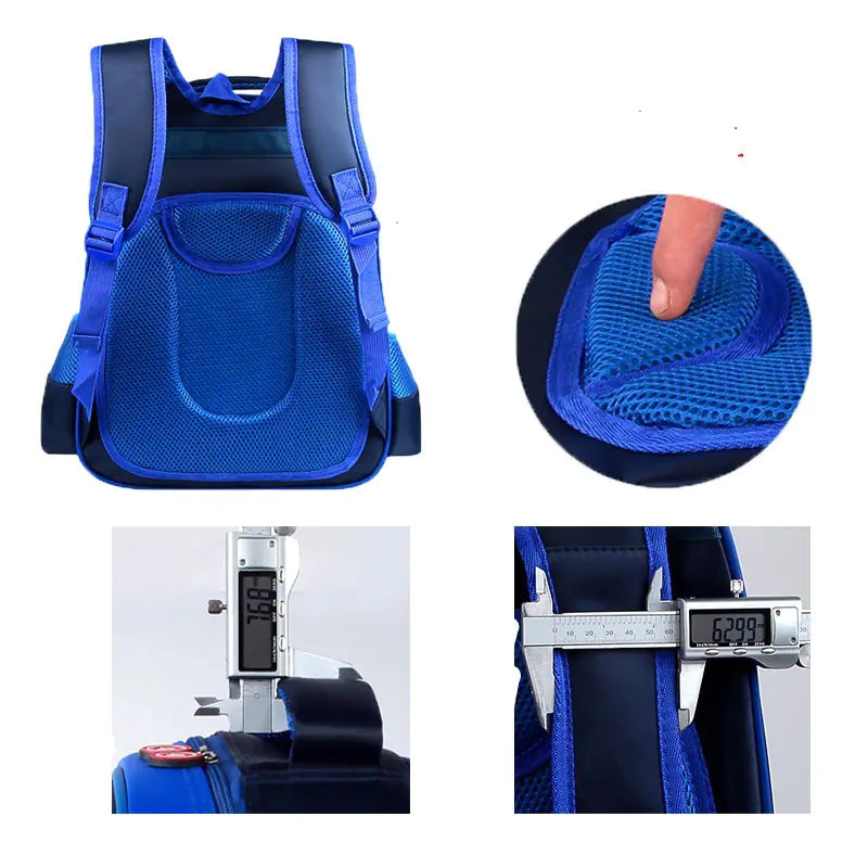 3D-Muster Rucksack für Jungen, Klassen 1-5