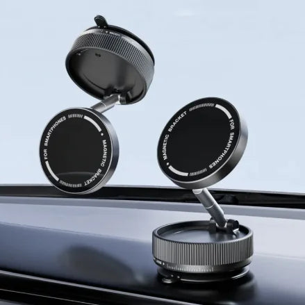 saug 720° Magnetischer Vakuum Handyhalter – Drei-Achsen-System mit Rotation Lock