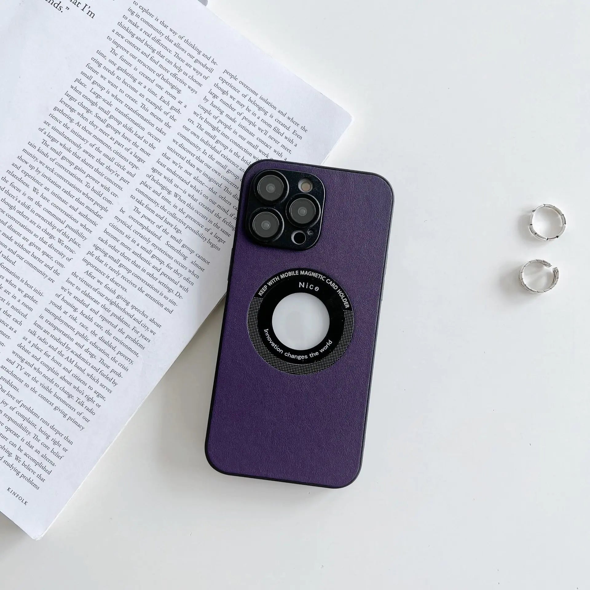 Kabelloses Magnetisches Brillenetui für Apple-Telefone